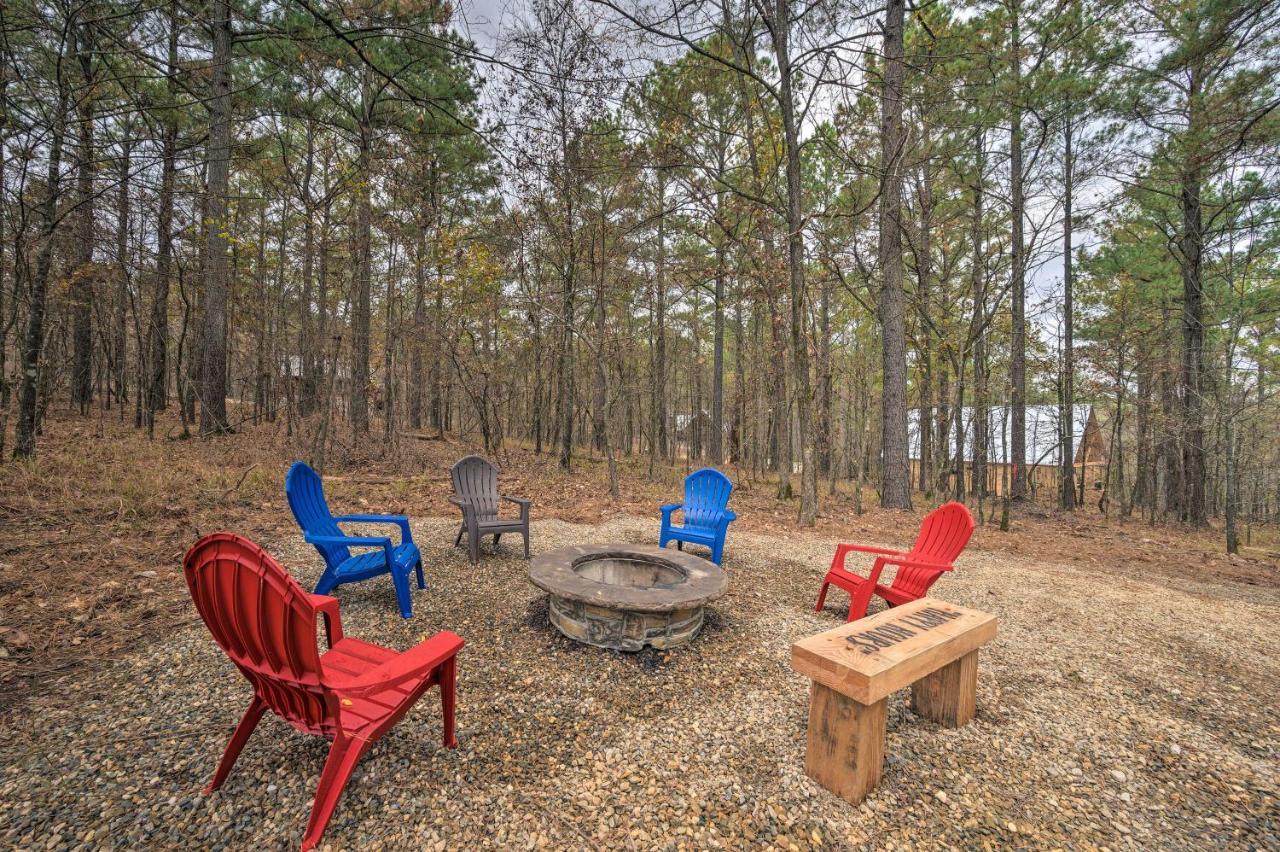 Luxury Cabin In The Woods With Hot Tub And Yard Games! Брокен-Боу Экстерьер фото