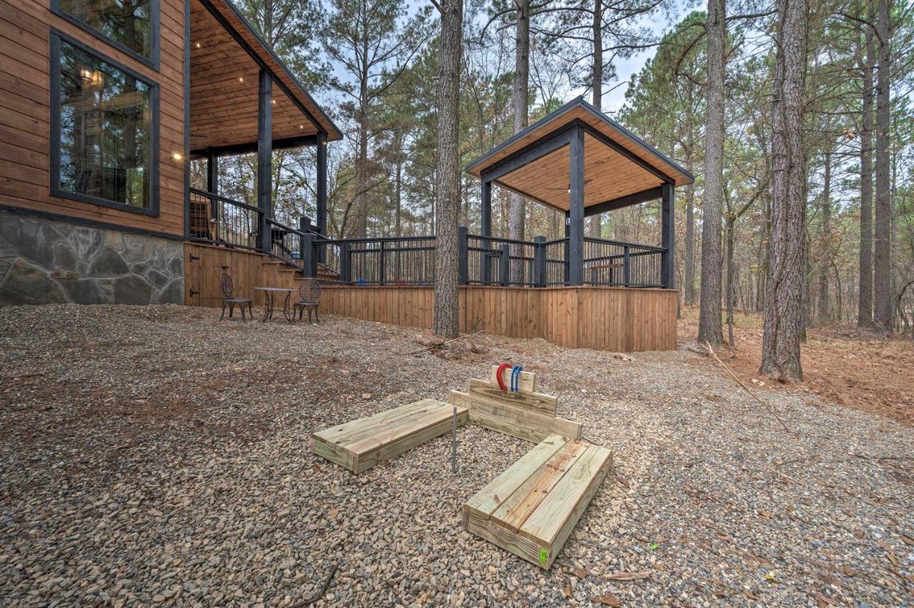 Luxury Cabin In The Woods With Hot Tub And Yard Games! Брокен-Боу Экстерьер фото