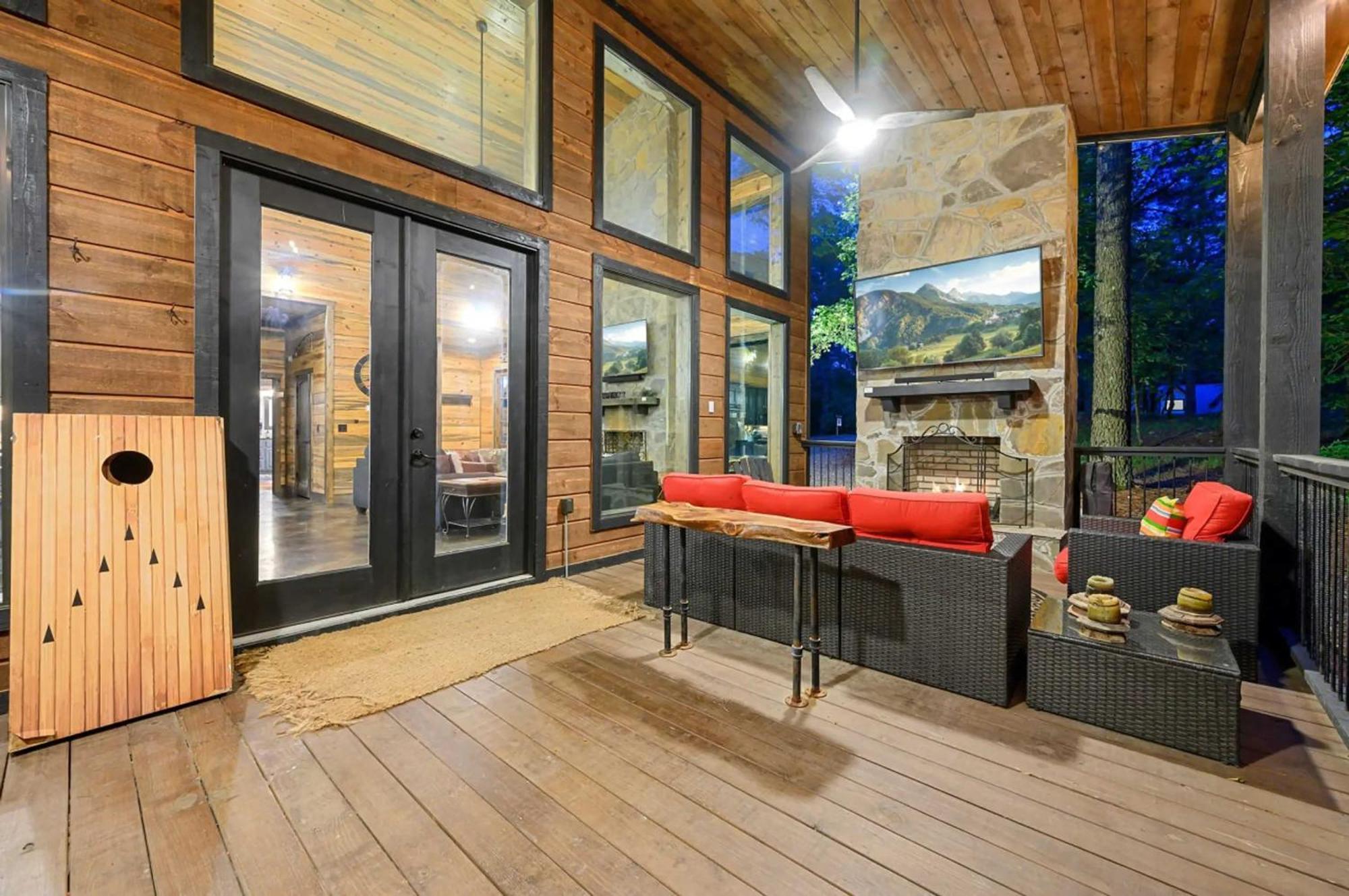 Luxury Cabin In The Woods With Hot Tub And Yard Games! Брокен-Боу Экстерьер фото