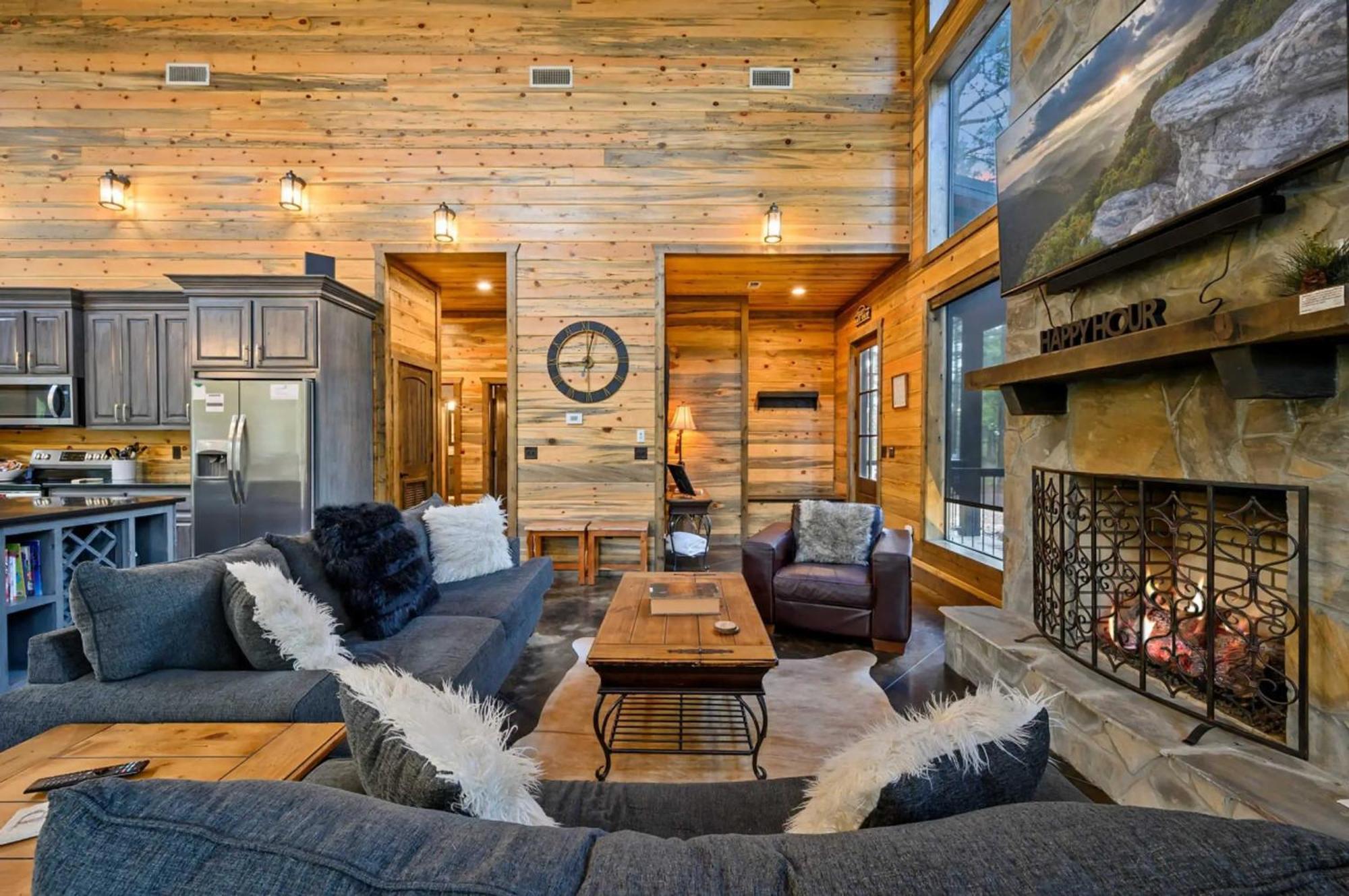 Luxury Cabin In The Woods With Hot Tub And Yard Games! Брокен-Боу Экстерьер фото