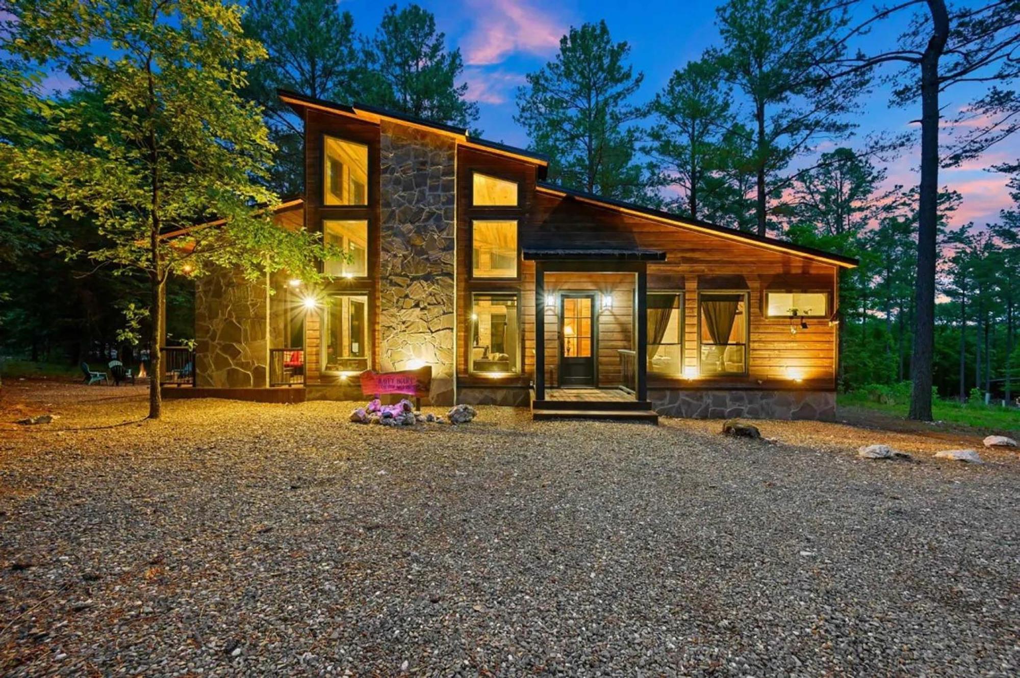 Luxury Cabin In The Woods With Hot Tub And Yard Games! Брокен-Боу Экстерьер фото