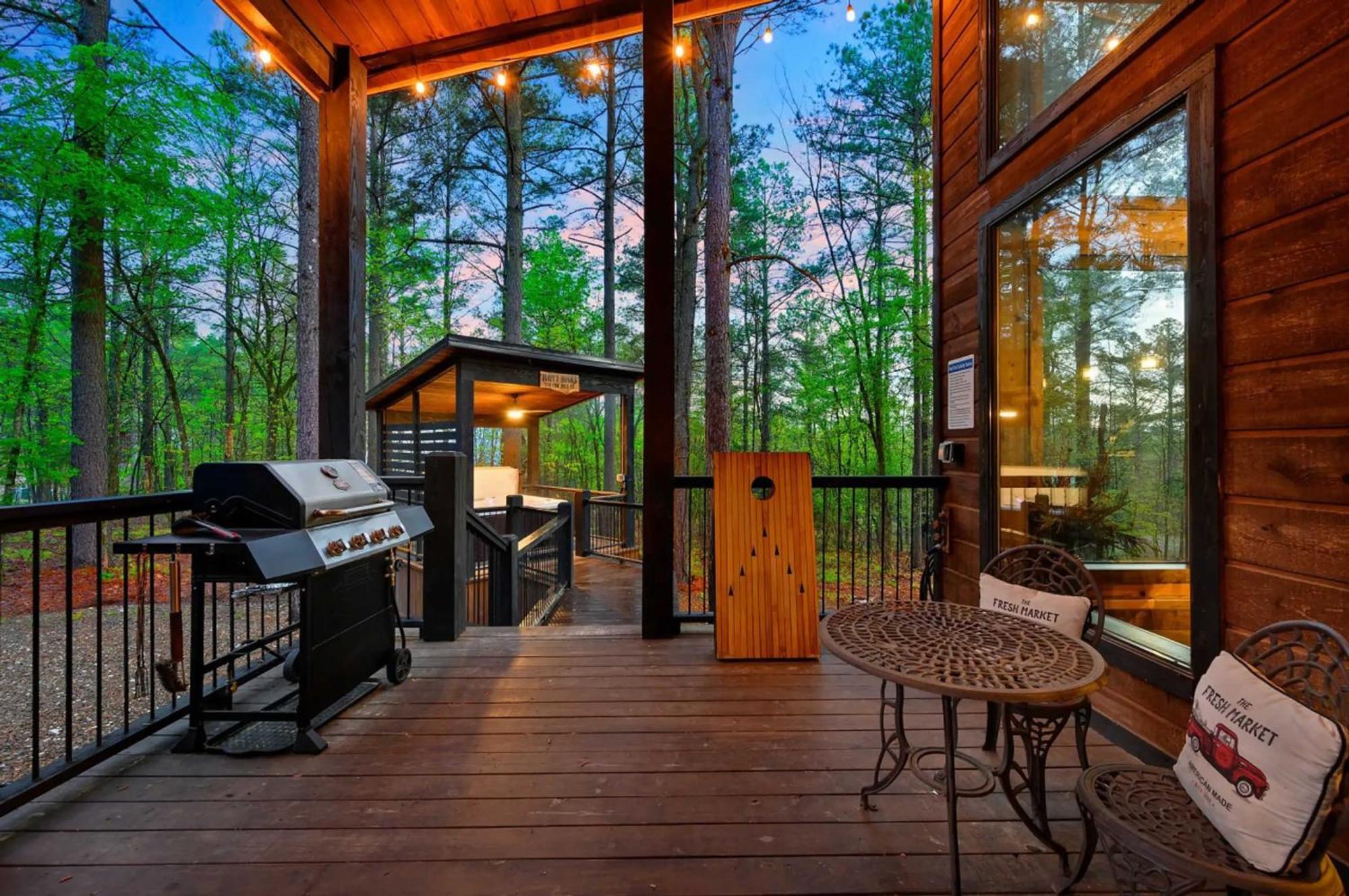 Luxury Cabin In The Woods With Hot Tub And Yard Games! Брокен-Боу Экстерьер фото